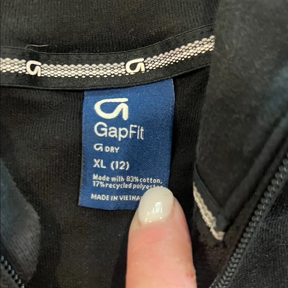 GAP Black Zip-Up Jacket